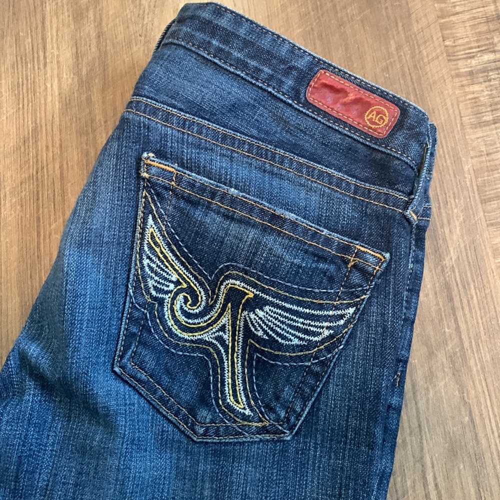 Rare Adriano Goldschmied The Endear Angel Wing Straight Leg Jeans